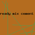 ready mix cement
